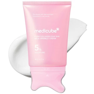 พร้อมส่ง New Medicube PDRN Collagen Gua Sha Neck Wrinkle Cream