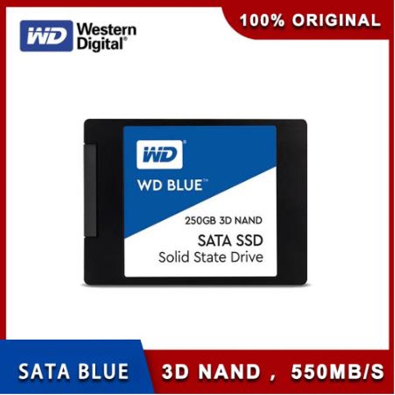 WD Blue 2.5 "SSD 250G 500GB 1TB SATA III 3D NAND ไดรฟ์โซลิดสเตท