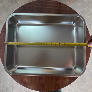 ถาดสแตนเลสรุ่นหนาพิเศษเกรด 304 ลึก10cm มี2ขนาดคือ45x35x10CM และ 60x40x10CM ,ถาดสแตนเลสใส่อาหารรุ่นหนาพิเศษ และ ลึกพิเศษ