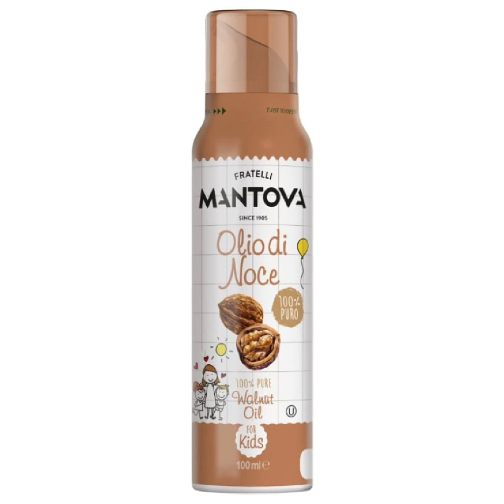 [ส่งด่วน] Mantova Avocado Oil Spray/Flaxseed Oil Spray/Walnut Oil Spray for Kids 100ml