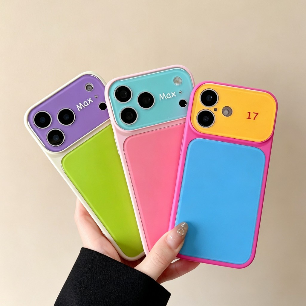 ไอโฟน17 เคส มาการอง กันกระแทก เคสกันกล้อง สำหรับ for iPhone 17 pro max 16 pro max 15 pro max 14 pro max 16plus 15plus 13