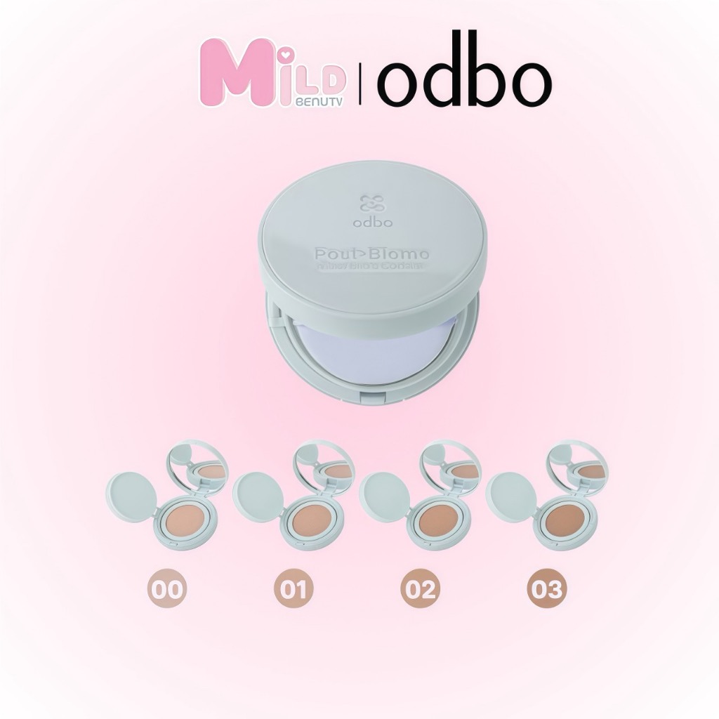 ODBO POST-BIOME GLOW WESH CUSHION คุชชั่นผิว 3R ( OD6013 )