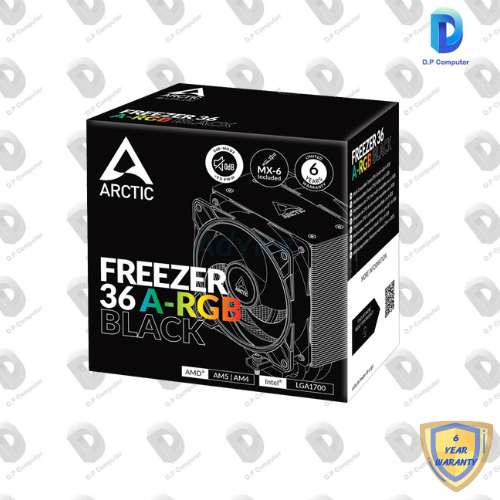 CPU COOLER ARCTIC FREEZER 36 A-RGB BLACK