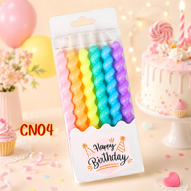 เทียนวันเกิดสีพาสเทล(C-CN04)