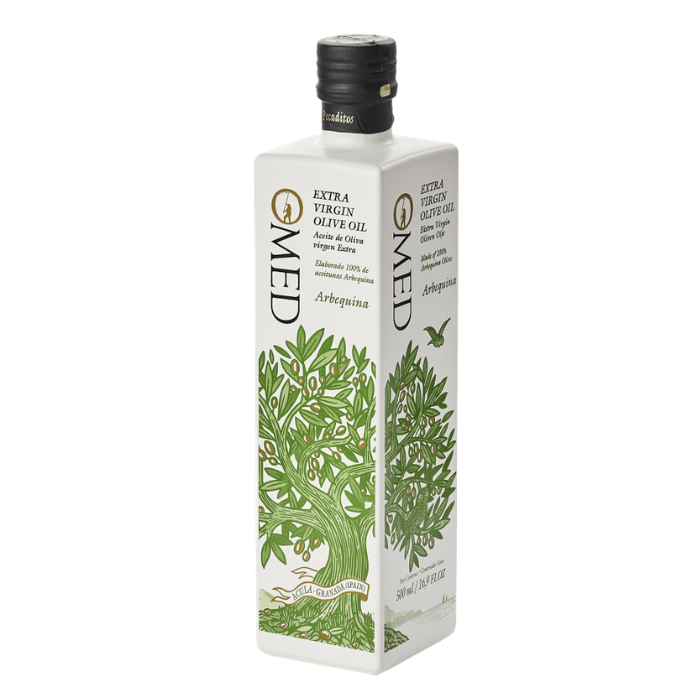 โอเมด น้ำมันมะกอกอาร์เบกีนา เอ็กซ์ตร้าเวอร์จิ้น จากสเปน 500 มล. - Arbequina Extra Virgin Olive Oil from spain 500ml OMED