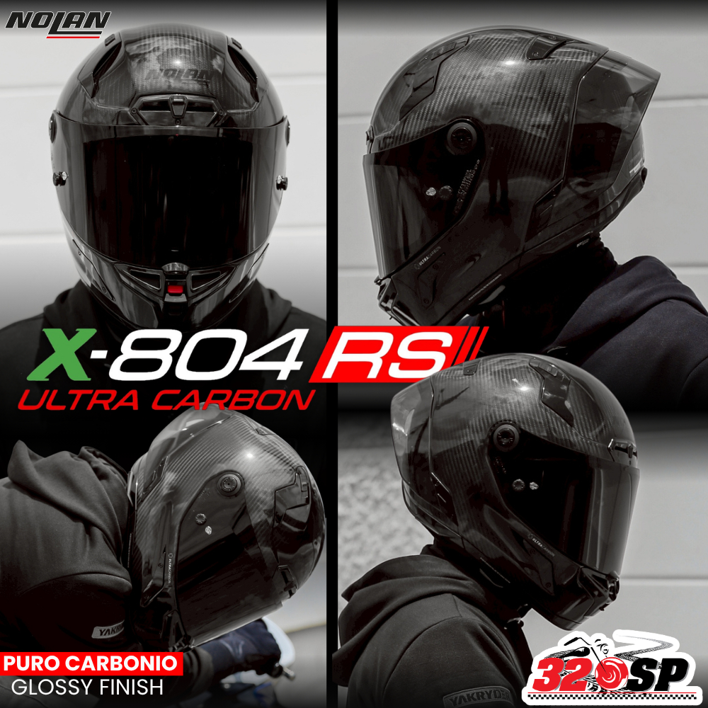 หมวกกันน็อค NOLAN รุ่น X804 RS CARBON ของใหม่ส่งไว!! 320sp
