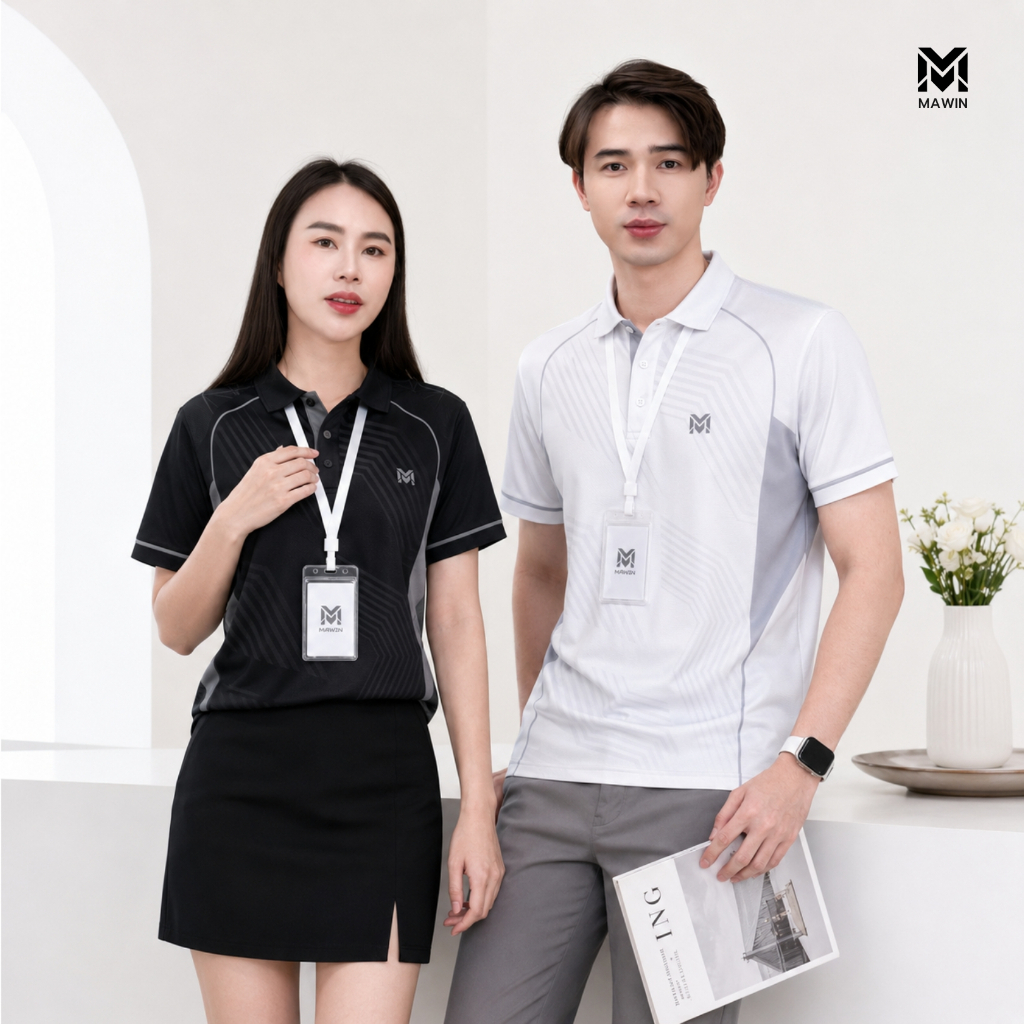 MAWIN เสื้อโปโล AERIX ใส่ได้ทั้งหญิง ชาย รูปที่ 2