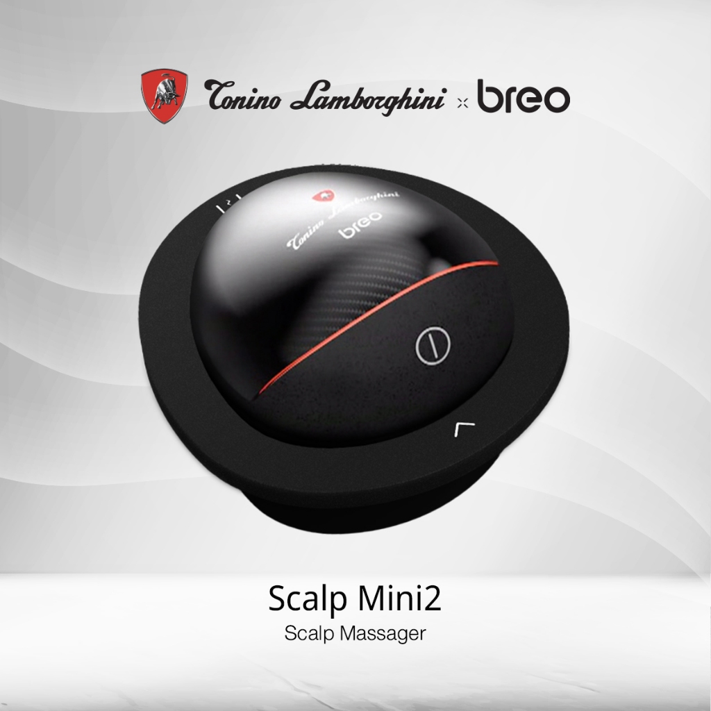 breo Scalp Mini 2 Lamborghini เครื่องนวดศีรษะ  นวดผ่อนคลายพร้อมประคบอุ่น