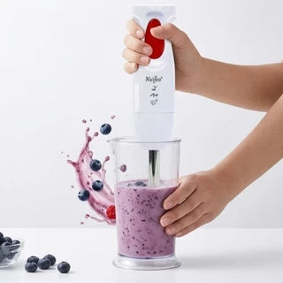 Naifeo NF-8015A เครื่องปั่นมือถือ 300W Hand Blender ใบมีดสแตนเลส ปั่นอาหารอเนกประสงค์