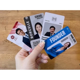 บัตร PVC พิมพ์บัตรพลาสติก ไม่มีขั้นต่ำ ส่งด่วน แถมเคลือบทุกใบ เลือกได้ว่าเคลือบเงาหรือเคลือบด้าน รับออกแบบ ทักแชท