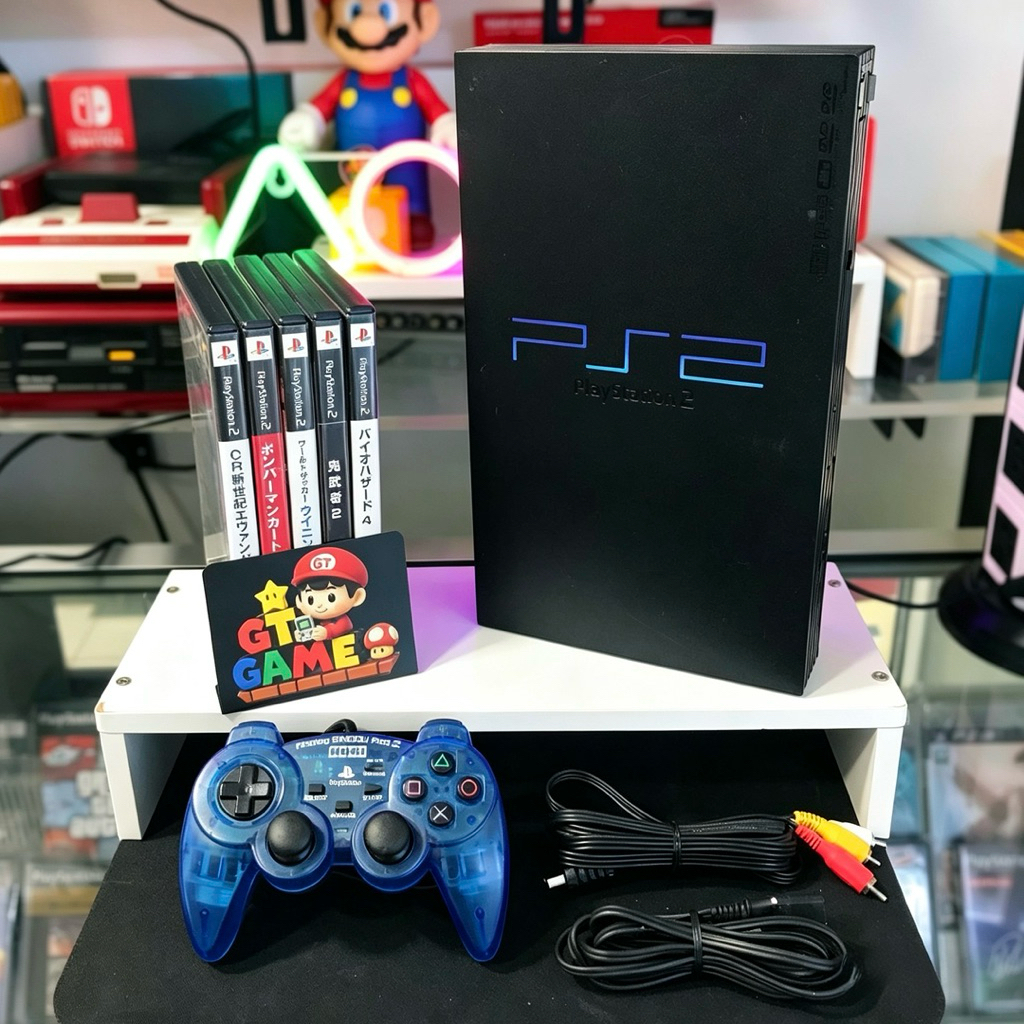 Ps2 Original disc set 220v. ชุด PS2 รุ่นอ้วน เล่นแผ่นแท้เดิมๆ รุ่น 10000-18000 ไฟไทย