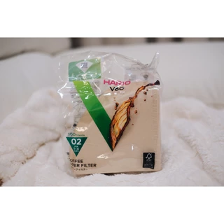 [พร้อมส่ง] HARIO V60 Paper Filter 01 02 กระดาษกรอง กระดาษดริปกาแฟ กาแฟดริป กระดาษกรองกาแฟ ฟิลเตอร์ดริปกาแฟฮาริโอะ