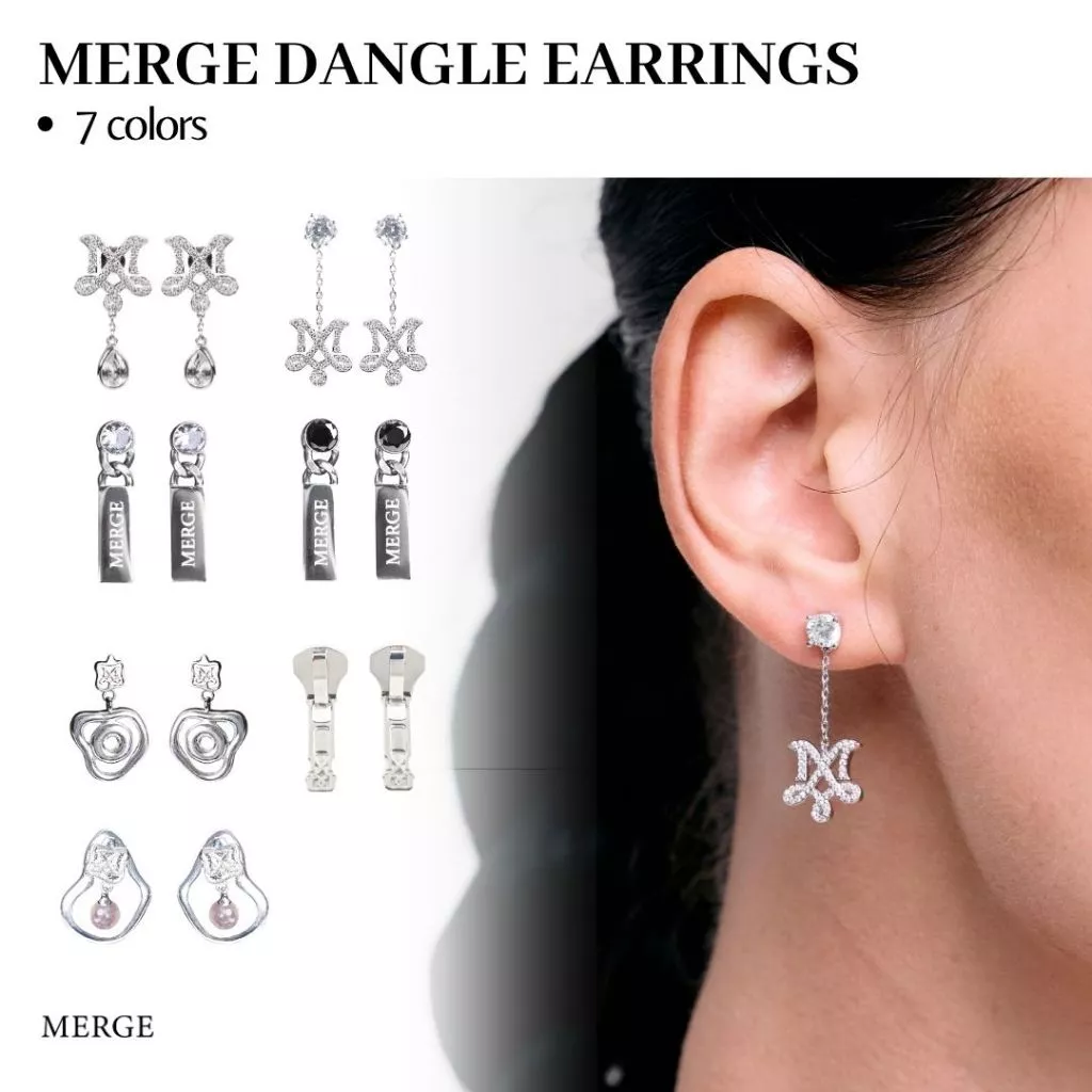 Merge Official - Merge Dangle Earrings (พร้อมส่ง)