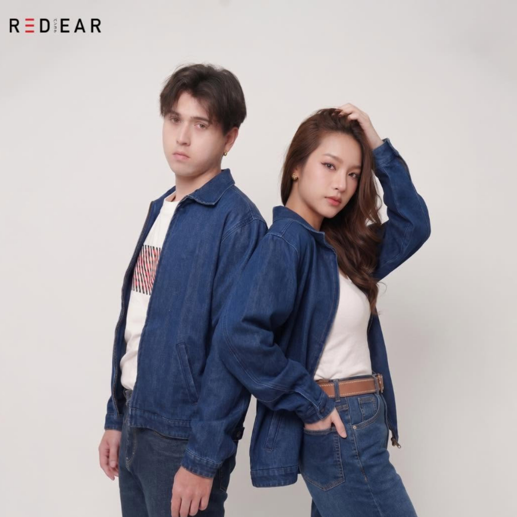RED EAR Michael  Jacket  เสื้อแจ็กเก็ตยีนส์แขนยาว