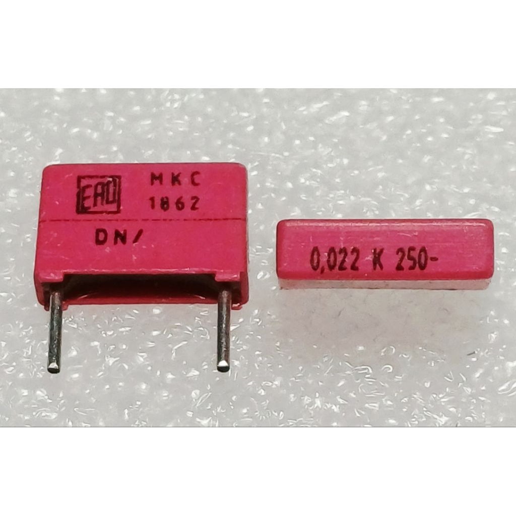 ERO MKC 1862 0.022uf 22nf 223 K 250v Metallized Polycarbonate Film Capcitor ตัวเก็บปนะจุ คาปาซิเตอร์