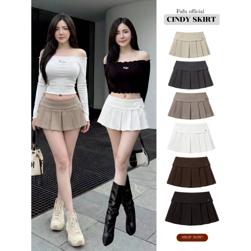 FUFU | Cindi skirt กระโปรงกางเกง