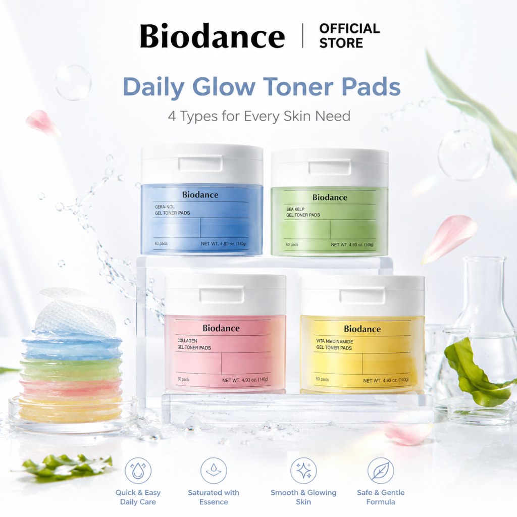 BIODANCE Gel Toner Pads 140g (60 pads)