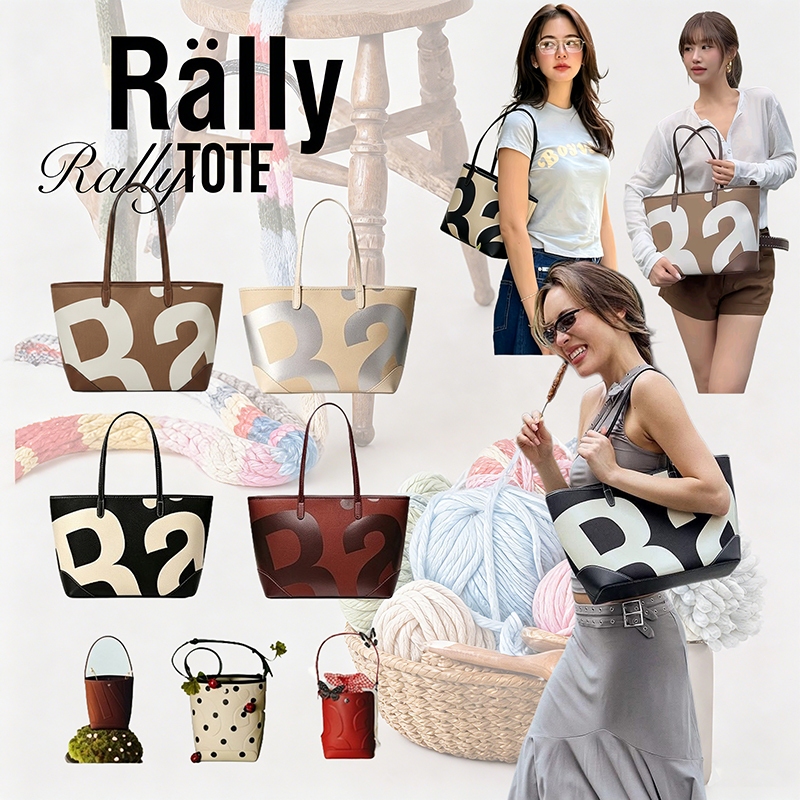 🔥แท้✅🚚Rally The Bag  กระเป๋า แท้ Rally City Tote Bag Rally Movement Loop กระเป๋าหนัง