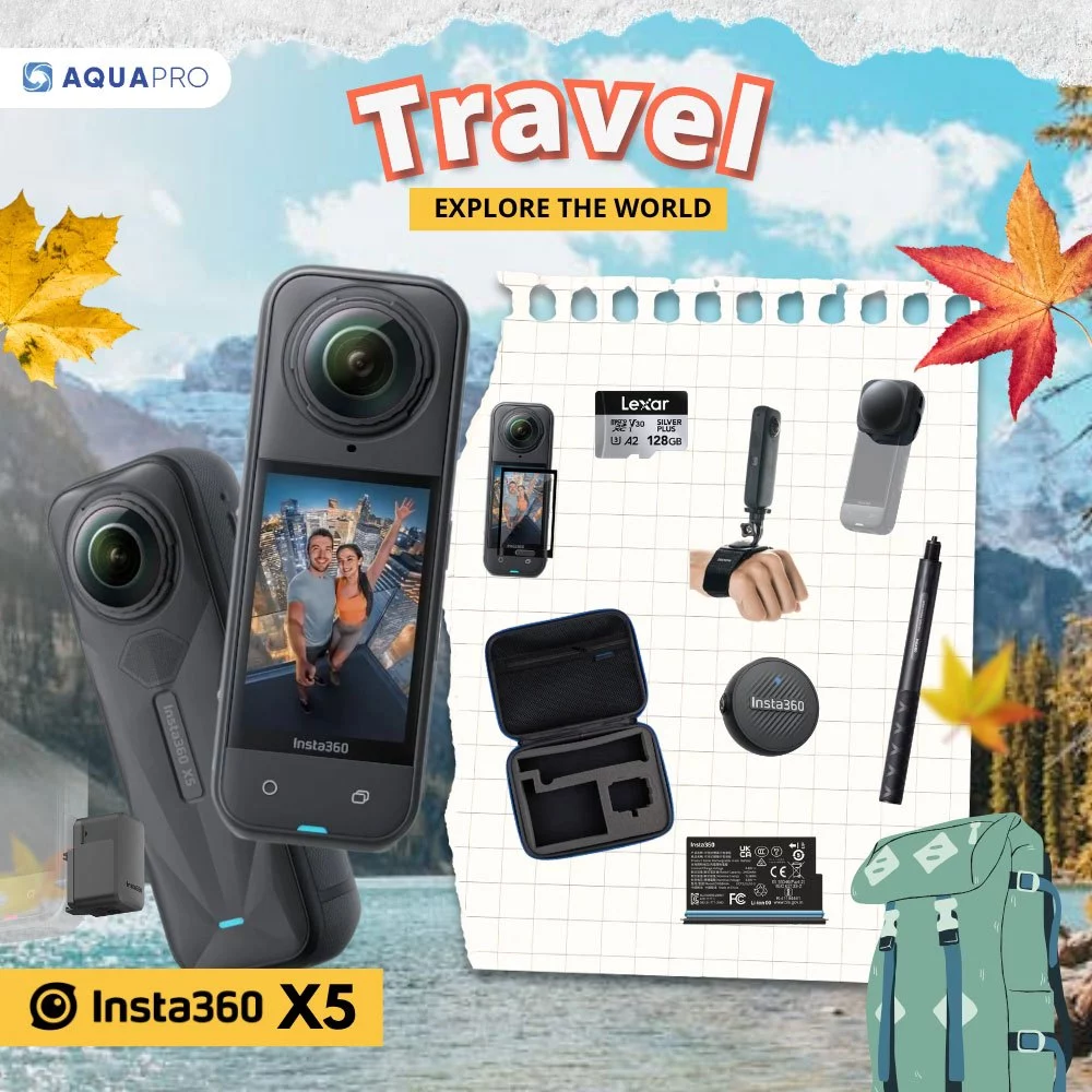 Insta360 X5 Action Camera 8K 360