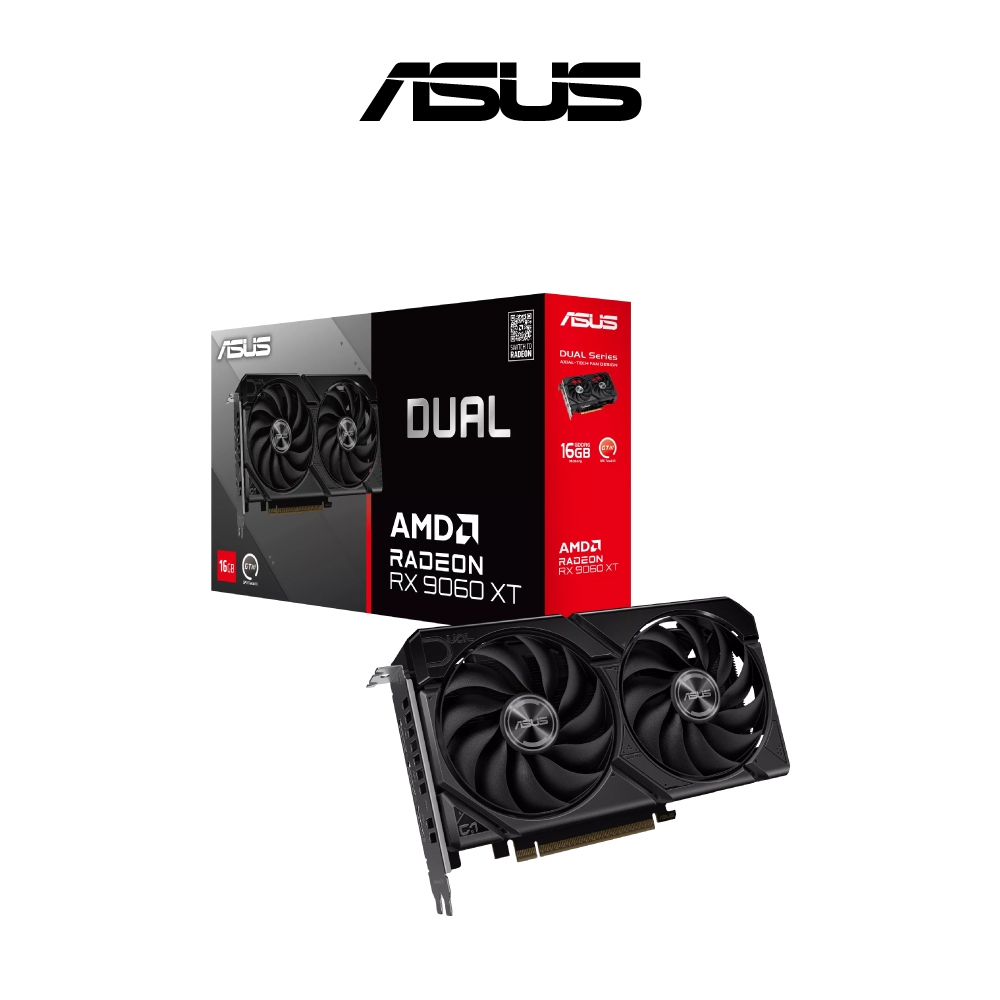 ASUS Dual Radeon™ RX 9060 XT 16GB GDDR6 VGA Card (การ์ดจอ)