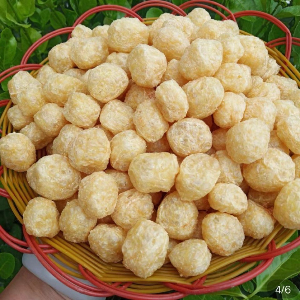 โปรตีนเกษตร ก้อนฟองเต้าหู้ อาตาตู้ ลูกเล็ก อาหารเจ (素丸子/အသားတု)