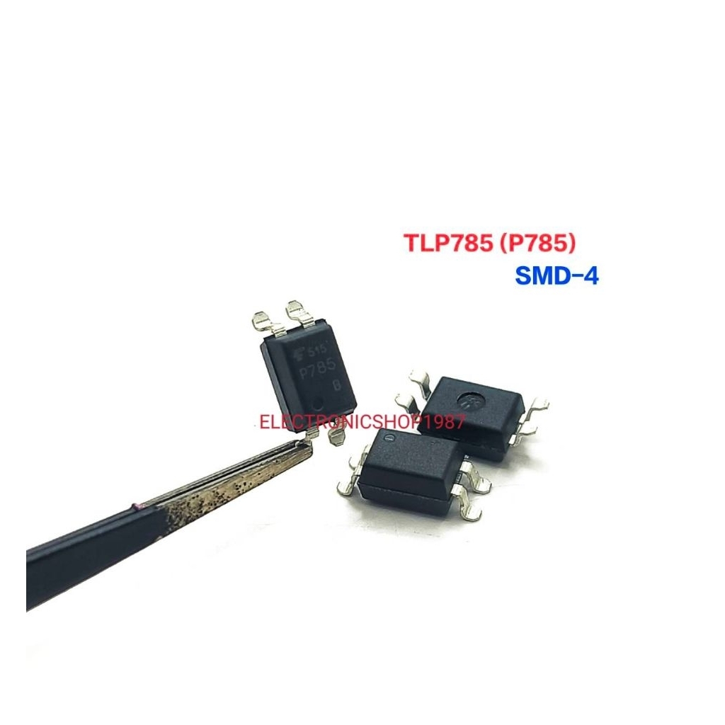 ราคาต่อ 1ตัว 👉👉 TLP785  P785 SMD-4  Optocoupler Transistor Output 1 Channel  ออปโต้คอปเปอร์ 785  ไอซ