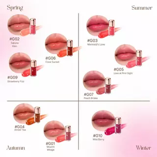 [กด2แท่งคุ้มกว่า] Za Jelly Glow & Velvet Matte Lip Gloss 2สูตร ทั้งหมด21สี