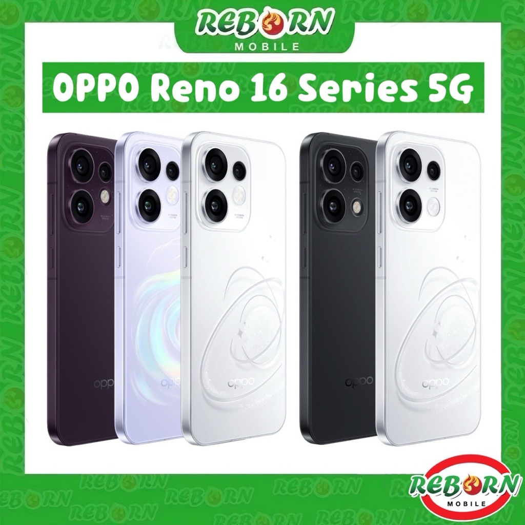 ใหม่ OPPO Reno 16 series | 16F | 16 5G | 16 Pro ศูนย์ไทย | reno 13 14 15 series เคลียสต๊อก by RebornMobile