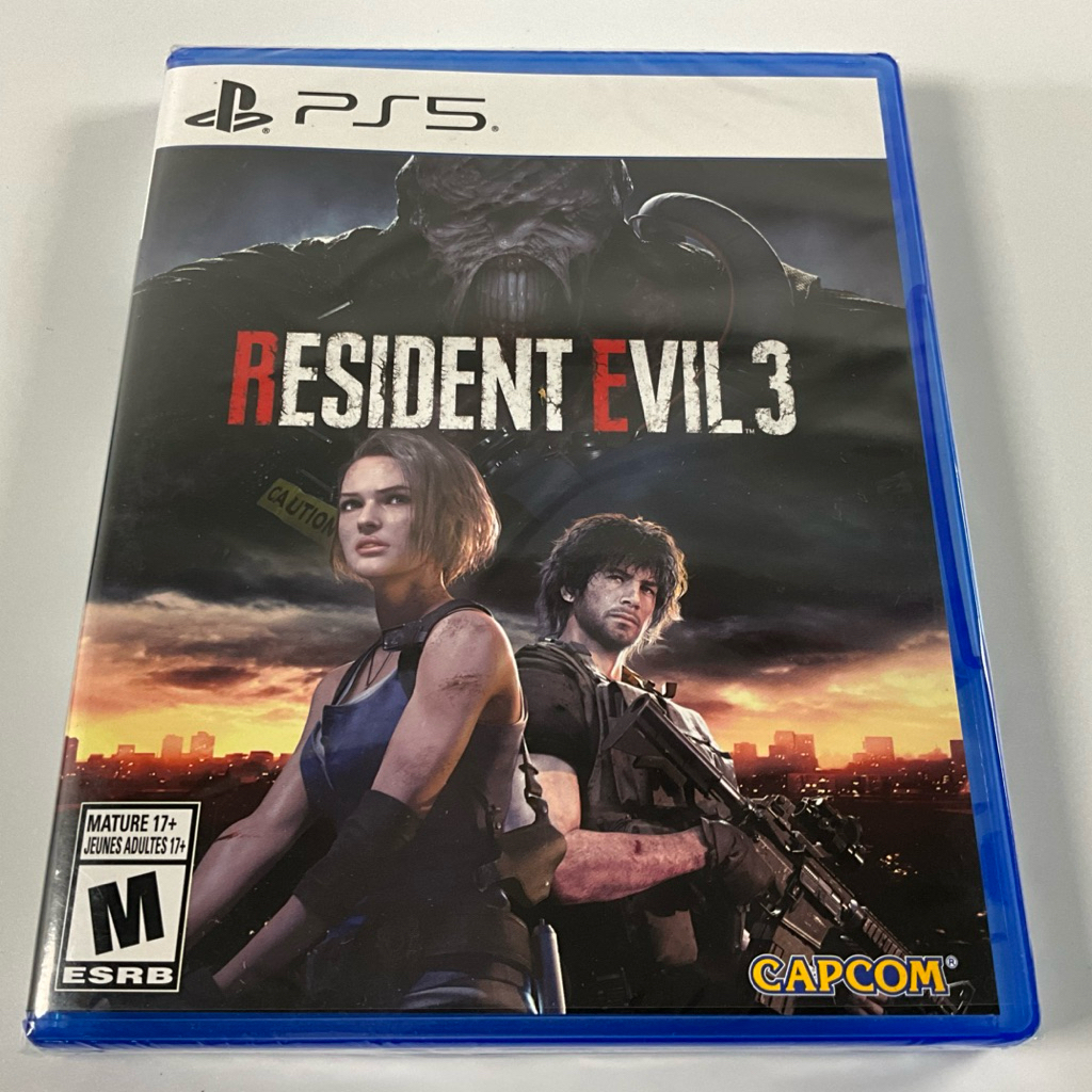 🎮 [มือ1] Resident Evil 3 Remake PS5 เกม Survival Horror ซอมบี้ Nemesis Capcom PlayStation 5