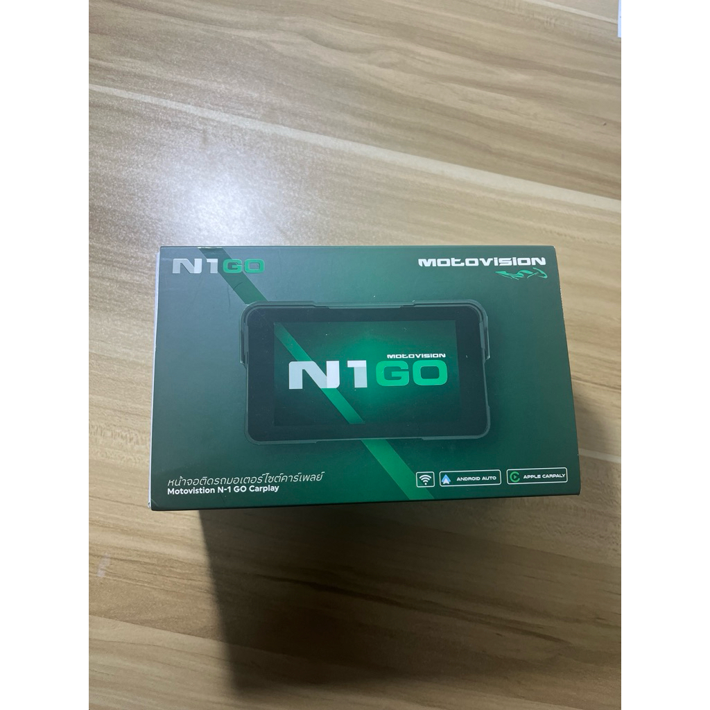 [มือสอง] จอGPS Motovision รุ่น N1GO รองรับ Apple CarPlay / Android Auto  เชื่อมต่อทันทีแค่ Start พกพ