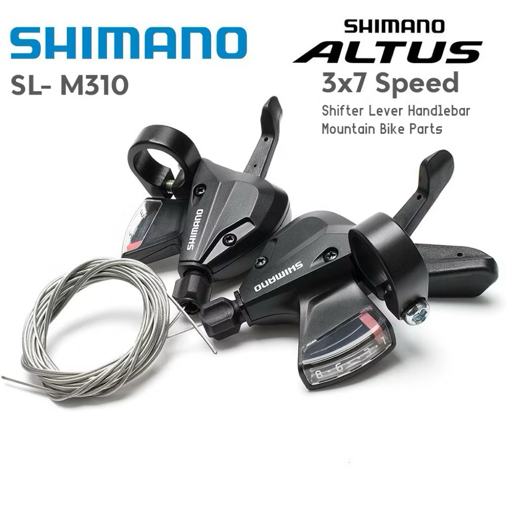ชิฟเตอร์มือแยกจักรยาน SHIMANO ALTUS M310 Shifter 3 x 7 Speed อะไหล่จักรยาน/0005