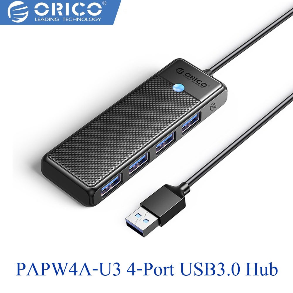 ORICO 4-in-1 USB3.0 HUB รุ่น PAPW4A-U3 4-Port Cable 15cm