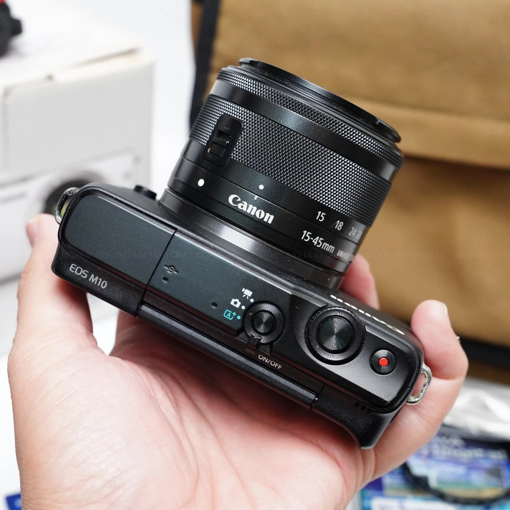 Canon M10 อดีตประกันศูนย์ สภาพดี มีกล่อง ของแถมเพียบ thumbnail 9