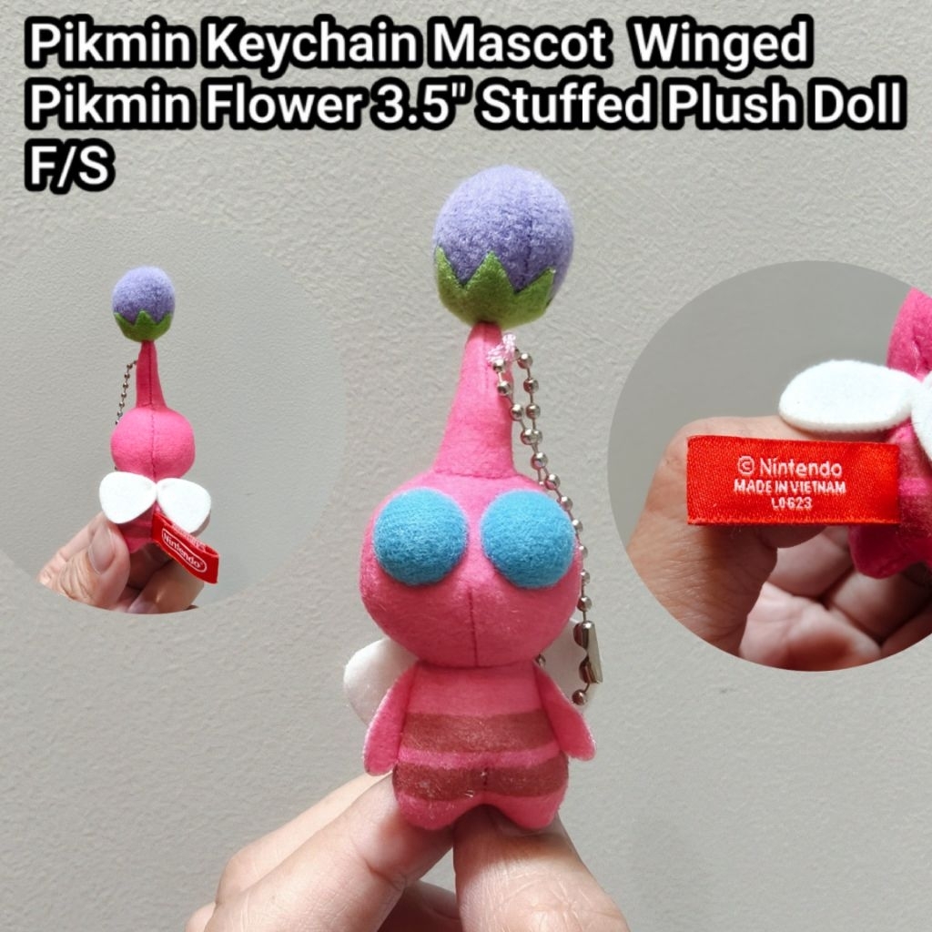 พวงกุญแจ ตุ๊กตา พิคมิน หายาก ป้ายสวย Pikmin Keychain Mascot Winged
Pikmin Flower 3.5" Stuffed Plush 