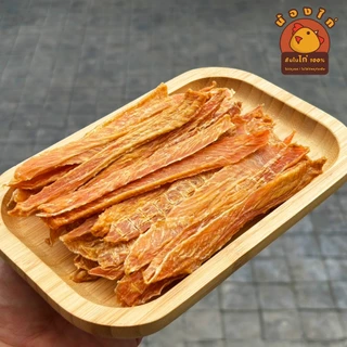 ไก่อบแห้ง ขนมสุนัข ขนมแมว (สติ๊ก) ขนาด 500 กรัม By Nongkai