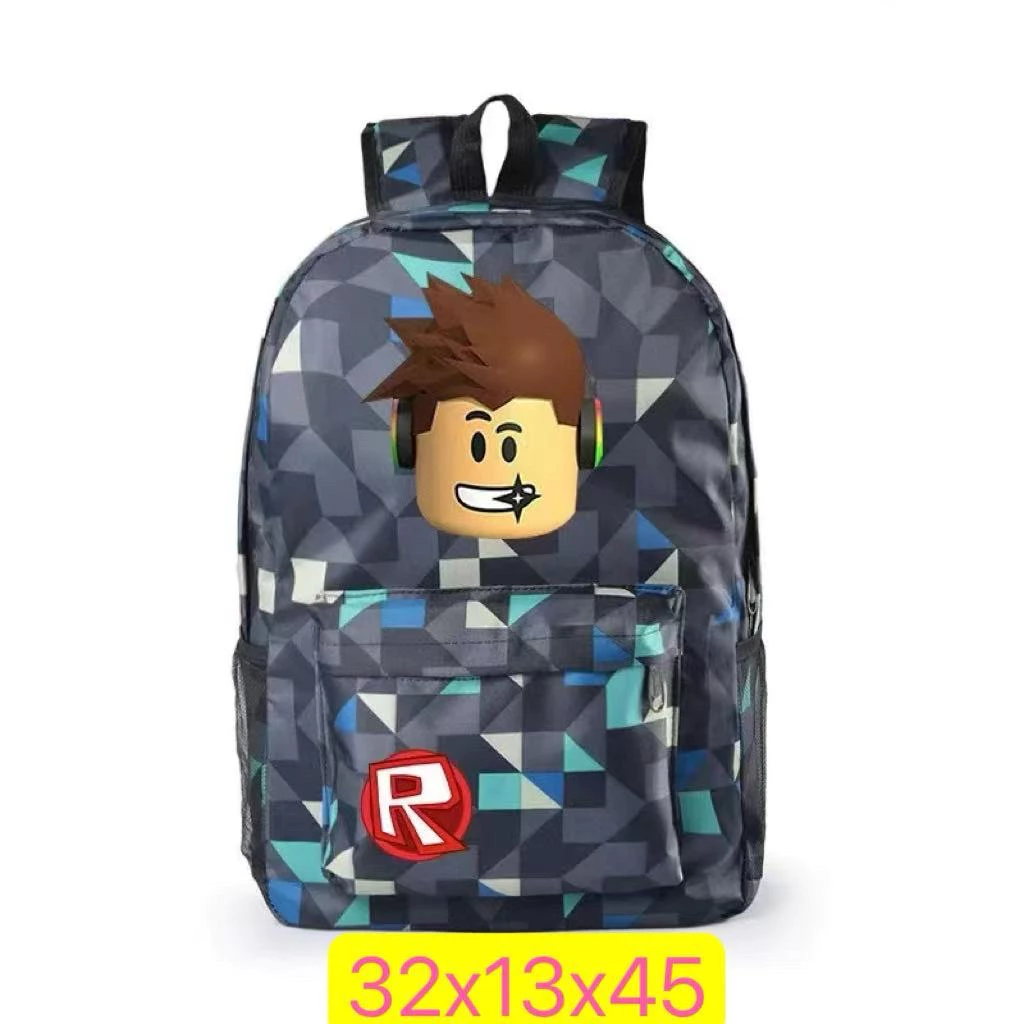 Roblox กระเป๋านักเรียน กระเป๋าคอมพิวเตอร์ สําหรับเด็กผู้ชาย และผู้หญิง 0700