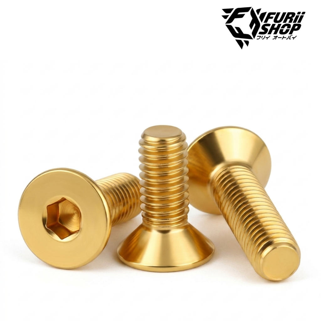 น็อตหัวเทเปอร์ Stainless M5x25 M5x30 ขนาด 0.8 ไทเท