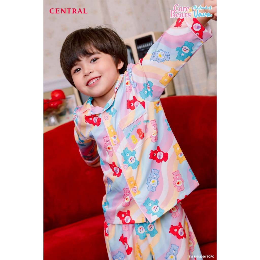 Thelandofvava 🐻LOOK05 - VNXI2405 ชุดนอนเด็ก 🐻 Care Bears 2(Gummy Bear) ลิขสิทธิ์แท้จาก vava