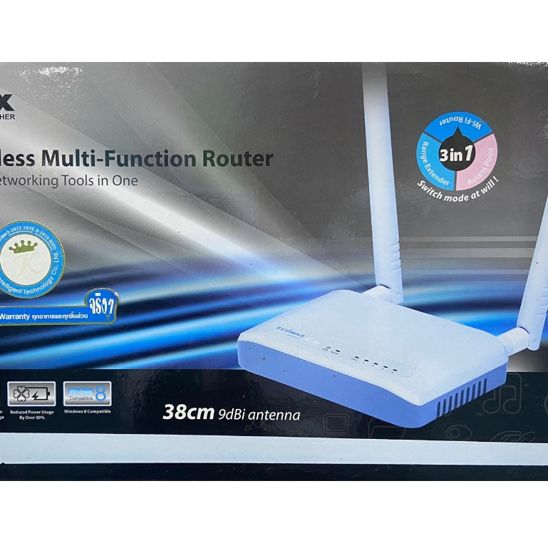 EDIMAX N300 Wireless Multi-Function Router รุ่น BR-6428nC เราเตอร์ไวไฟ 300Mbps 3-in-1 พร้อมเสา 9dBi 