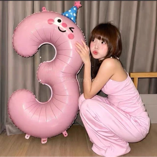 [มาใหม่] ลูกโป่งฟอยล์ ลูกโป่งฟอยล์ตัวเลข ลูกโป่งฟอยล์การ์ตูน ตกแต่งปาร์ตี้วันเกิดสำหรับเด็ก ๆ เป็นพรอพถ่ายรูป