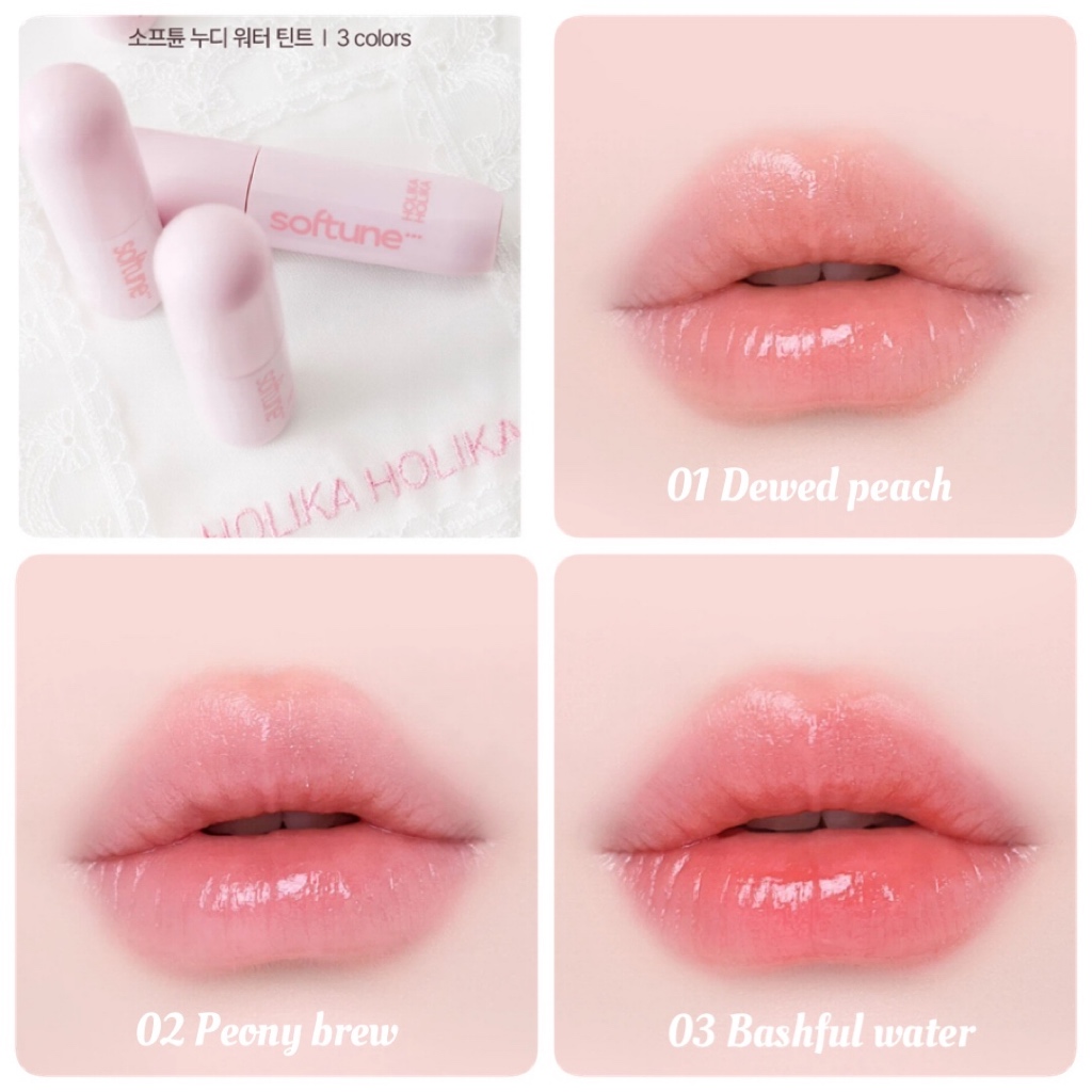ส่งไว พร้อมส่ง Holika Holika Softune Nudy Water Tint รูปที่ 5