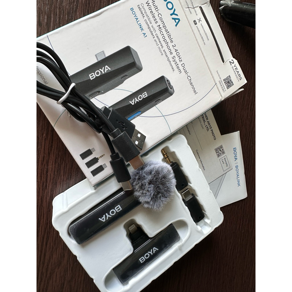 wireless mic ยี่ห้อ Boya