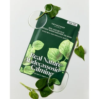 (1แผ่น) THE FACE SHOP REAL NATURE PLUS GEL MASK มาส์กเจลลี่ แนบสนิทผิว อ่อนโยน ผิวแลดูอิ่มฟู ฉ่ำน้ำ และสุขภาพดี