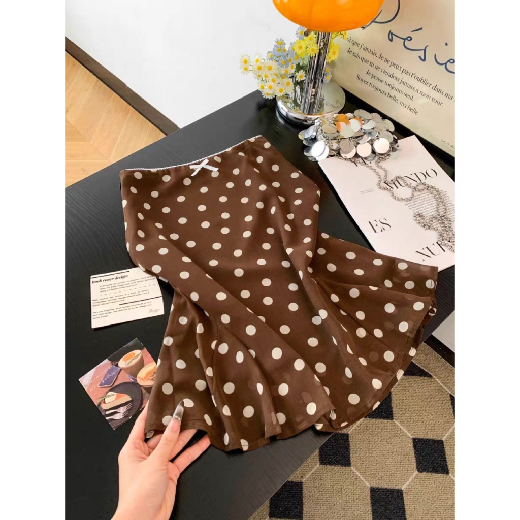 PICHA_BRAND : Chiffon polka dot mini
