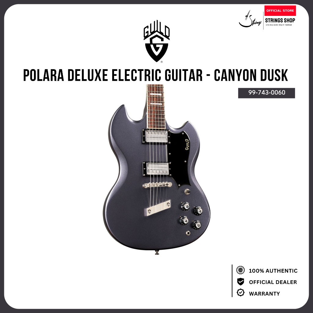 กีตาร์ไฟฟ้า Guild Polara Deluxe Electric Guitar - Canyon Dusk