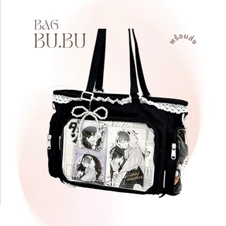 [พร้อมส่ง] ส่งด่วน กทม. Ita Bag กระเป๋าใส กระเป๋าสะพาย สไตล์ญี่ปุ่น-เกาหลี ใส่ฟิกเกอร์และพวงกุญแจได้ แถมแผ่นรองไอเท็ม