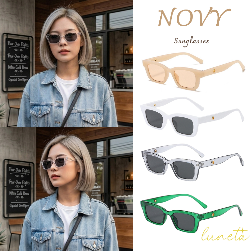 Luneta👓 แว่นใส่ไปเที่ยว แว่นตาแฟชั่น glasses ลุคคมๆเพิ่มความหน้าสนใจ