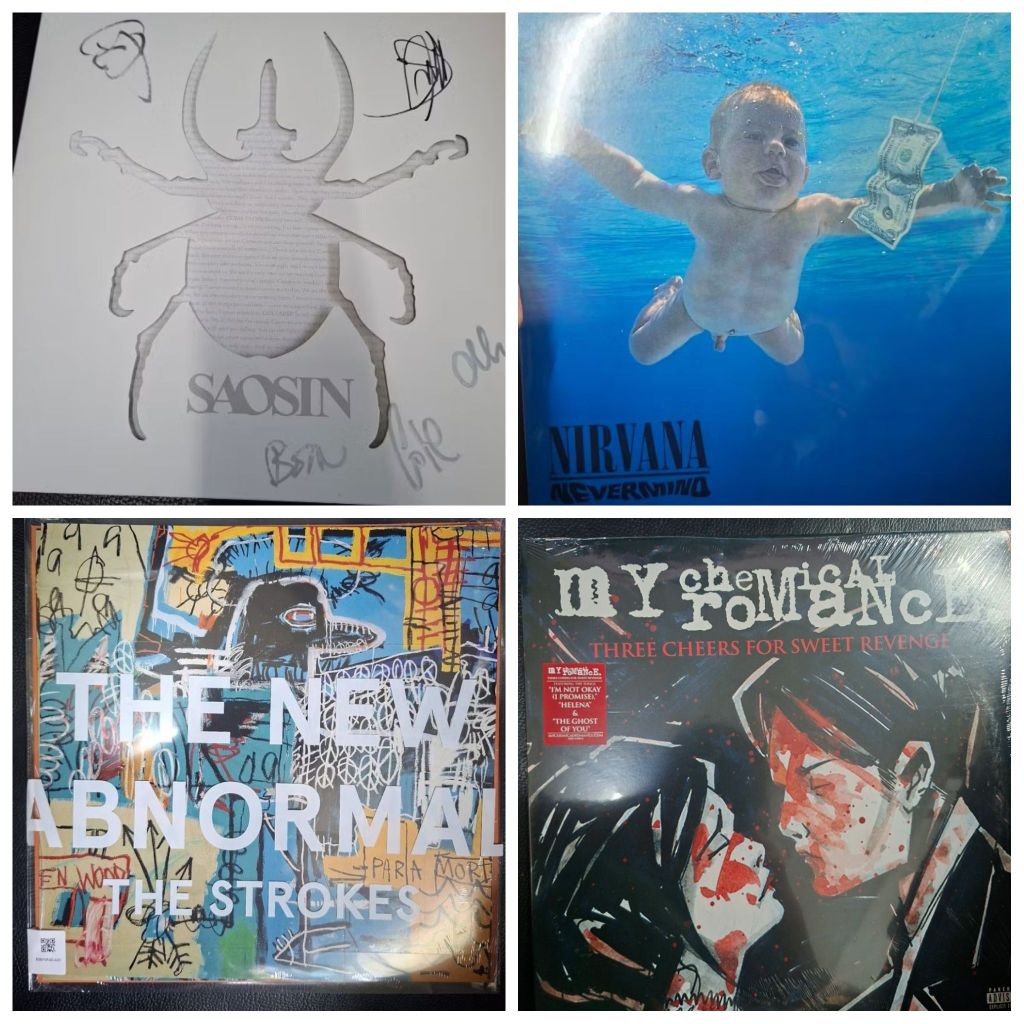 💿ฺ(ของแท้​/มือ1)⭐️แผ่นเสียง ไวนิล SAOSIN Vinyl CD You're Not Alone LP NIRVANA MY CHEMICAL ROMANCE