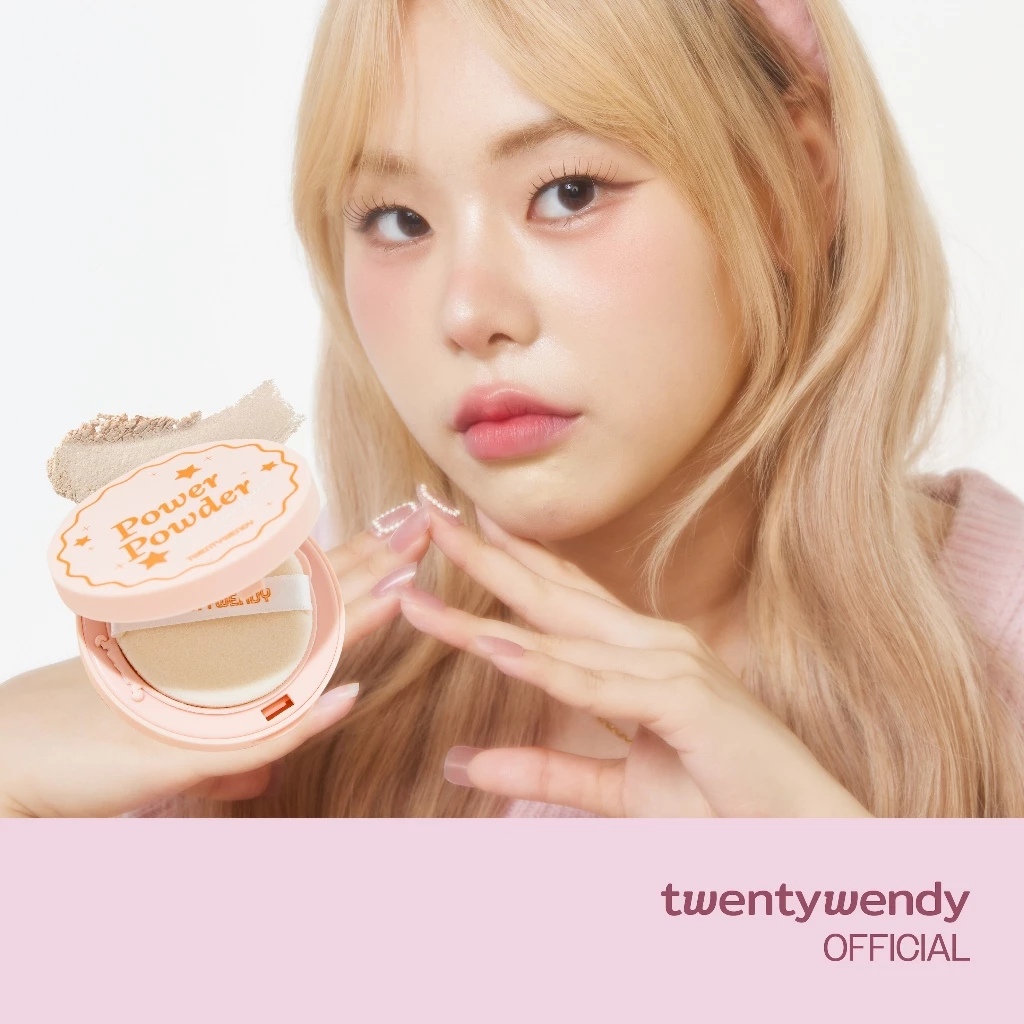 twentywendy | Power Powder Translucent แป้งโปร่งเเสง คุมมันเบลอผิว ไม่เป็นคราบ เหมาะกับผิวคนไทย