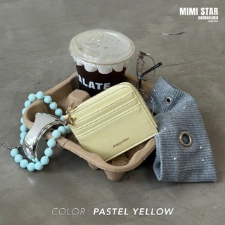 KAPPABKK Mimi Cardholder Star Collection กระเป๋าใส่บัตรหนัง PU อะไหล่สีทอง จี้รูปดาว